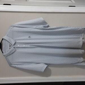 Penguin men's polo performance checkered gray XLT outdoor golf